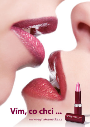 Plakát pro kosmetiku Regina